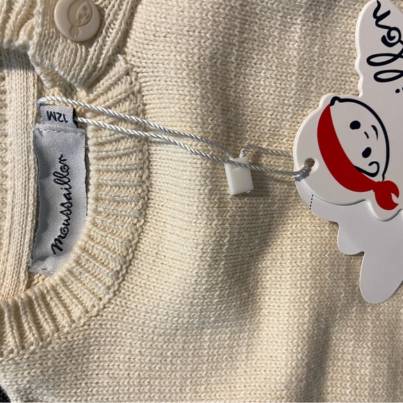 Baby boy sweater moussaillon 12month ecru - Picture 2 of 4